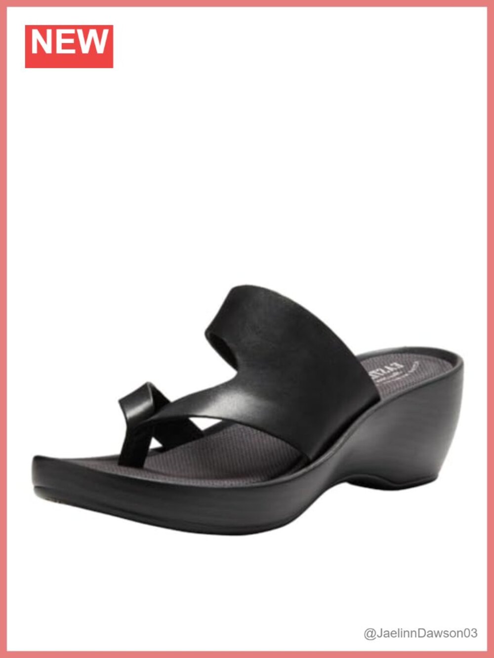 Women's Leather Wedge Sandals Cushioned Slingback